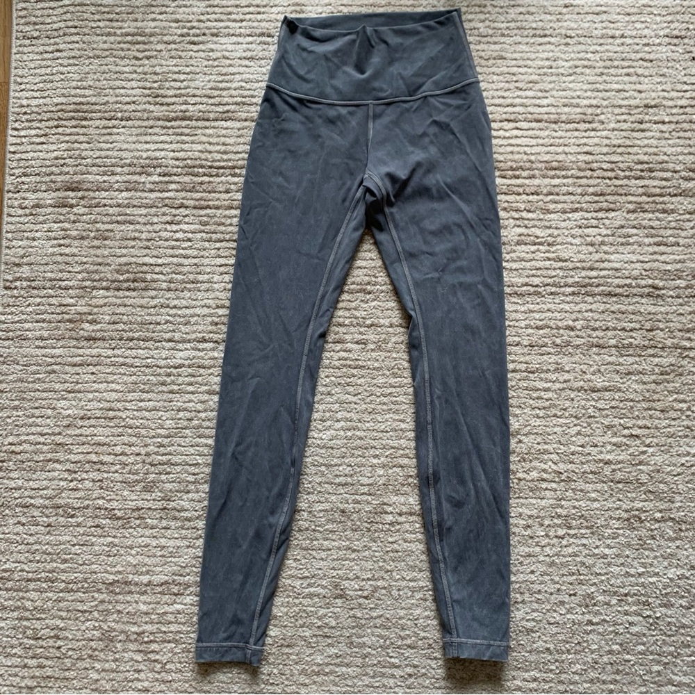 Lululemon Wunder Under High-Rise Tight 25” Blue Grey Size 4